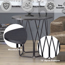 Sytira - End Table - Espresso & Black