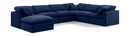 Indulge - Velvet 7 Piece Modular Sectional