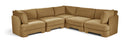 Hammond - Velvet Performance Fabric Upholstered 5 Piece Corner Sectional