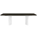 Carena - Dining Table With Leaf - White & Brown