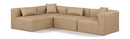 Cube - 4 Piece Modular Corner Sectional - Tan