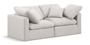 Indulge - Linen 2 Seat Modular Sofa