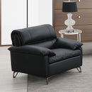 Eilene - Chair - Black Top Grain Leather