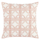 Elea - 22" x 22" Pillow - Ivory / Blush