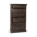 Adelaide - Wood 6 Drawer Chest - Cocoa Brown