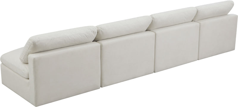 Plush - Modular Armless 4 Seat Sofa