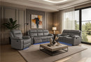 U6026 - Reclining Sofa, Console Reclining Loveseat, Glider Recliner - Gray
