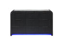 Beckett - Dresser With LED - Black / White