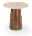 Liona - Marble And Mango Wood Table