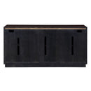 Geranio - Console Cabinet - Metallic Silver & Walnut