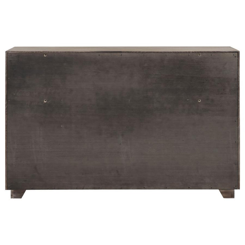 Kenora - 6 Drawers Dresser - Barley Brown