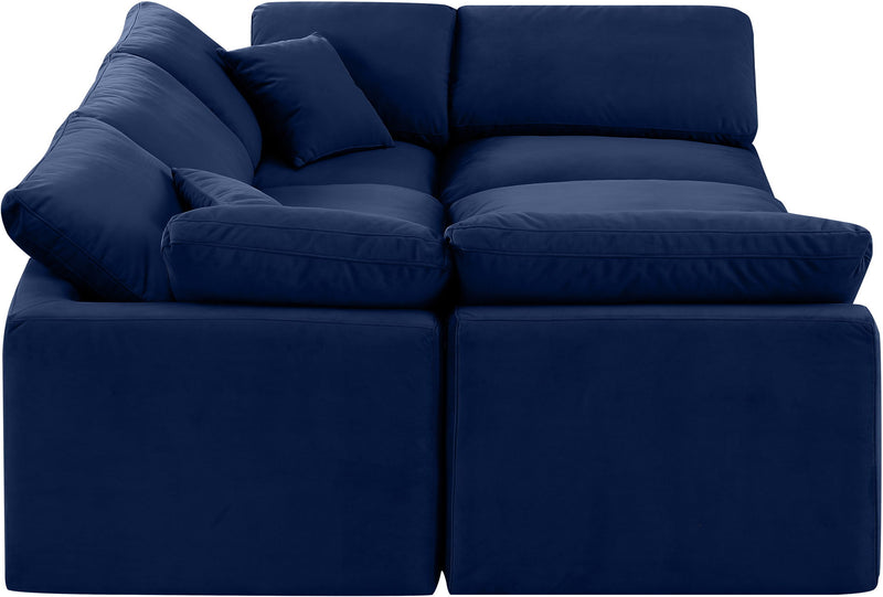 Indulge - Velvet 6 Piece Modular Sectional