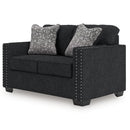 Jasmine Peaks - Loveseat - Coal