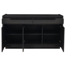 Leandro - 2-Drawer Dining Sideboard Server - Burnished Black
