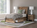 Chirason - Panel Bed With Storage