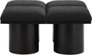Pavilion - 4 Piece Modular Bench With Black Base