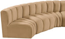 Arc - Velvet Modular U-Shaped Sectional