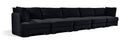 Hammond - Velvet Performance Fabric Upholstered 5 Piece Sofa