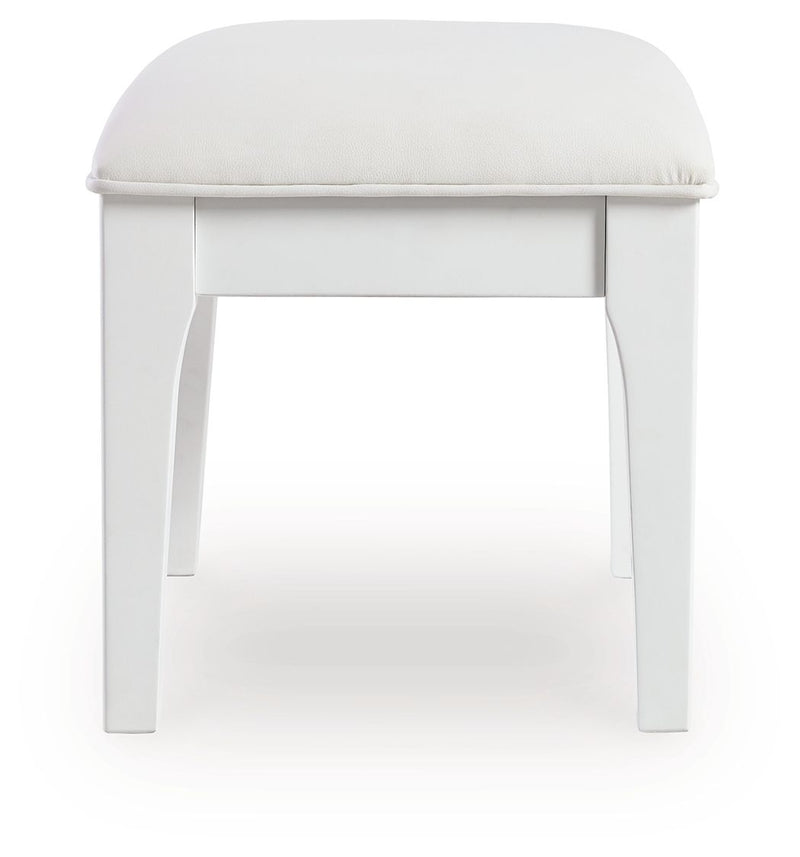 Chalanna - White - Vanity Stool