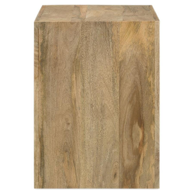 Benton - Rectangular Solid Wood End Table - Natural