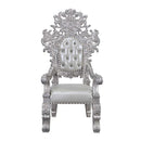 Valkyrie - Arm Chair (Set of 2) - Synthetic Leather & Antique Platinum