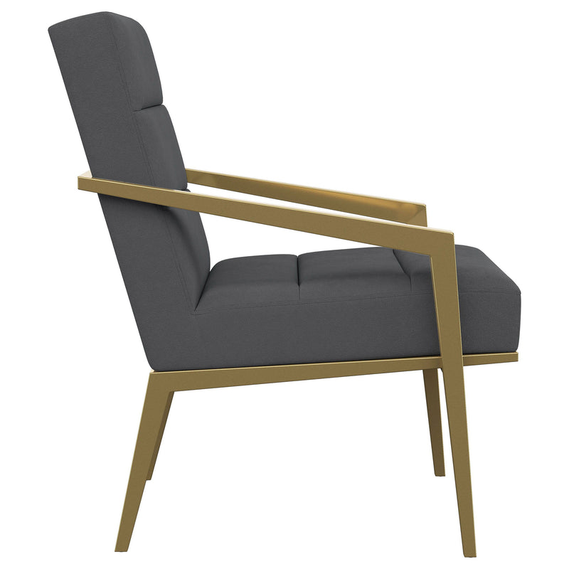 Kirra - Upholstered Metal Arm Accent Chair