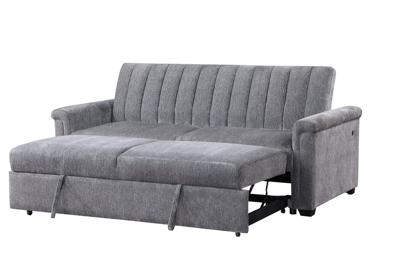 U0201 - Pullout Sofa - Dark Gray