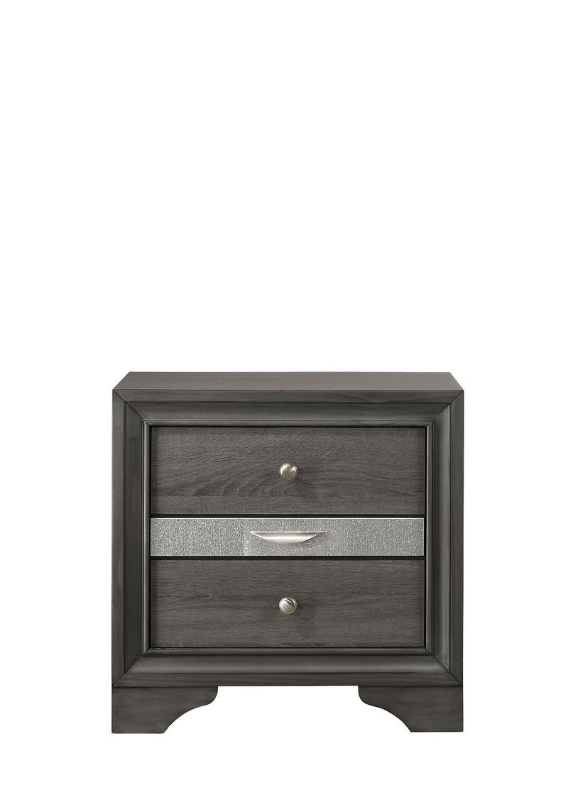 Regata - Nightstand - Gray