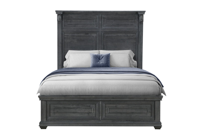 Tatum - Queen Bed Without Storage - Gray