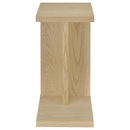 Clower - Engineered Wood C-Shaped Sofa Side Table