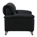 Eilene - Chair - Black Top Grain Leather