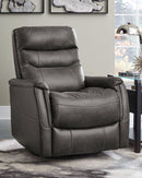 Riptyme - Swivel Glider Recliner - Quarry