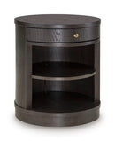 Leighmour - Accent Table - Dark Brown