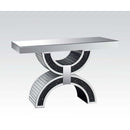 Nysa - Console Table With Faux Crystals - Mirrored