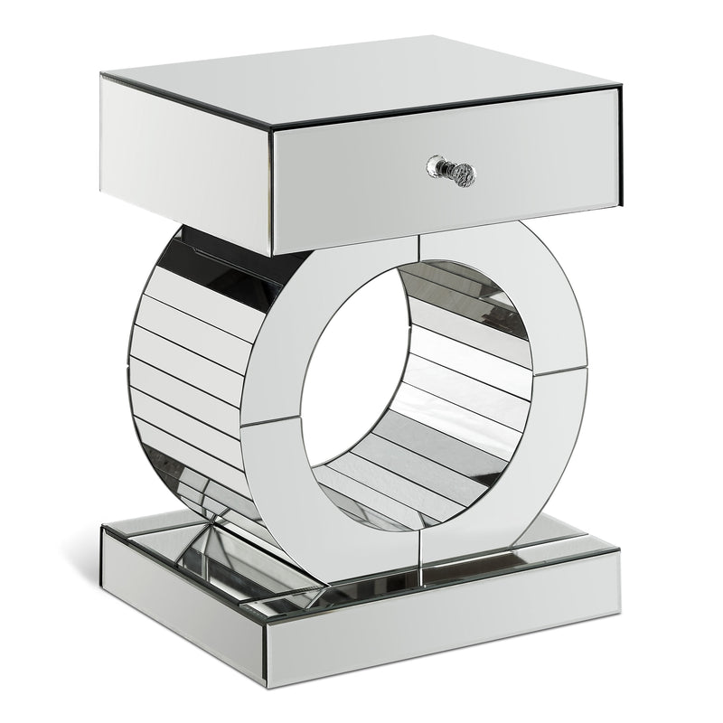 Jocelyn - End Table - Pearl Silver