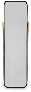 Bronick - Floor Mirror - Black / Brown