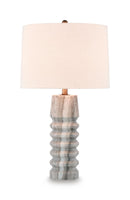 Desmont - Marble Table Lamp - White / Beige / Gray