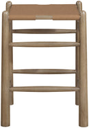 Santos - Backless Counter Stool With Stained Brown Base