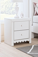 Mollviney - Two Drawer Night Stand - White