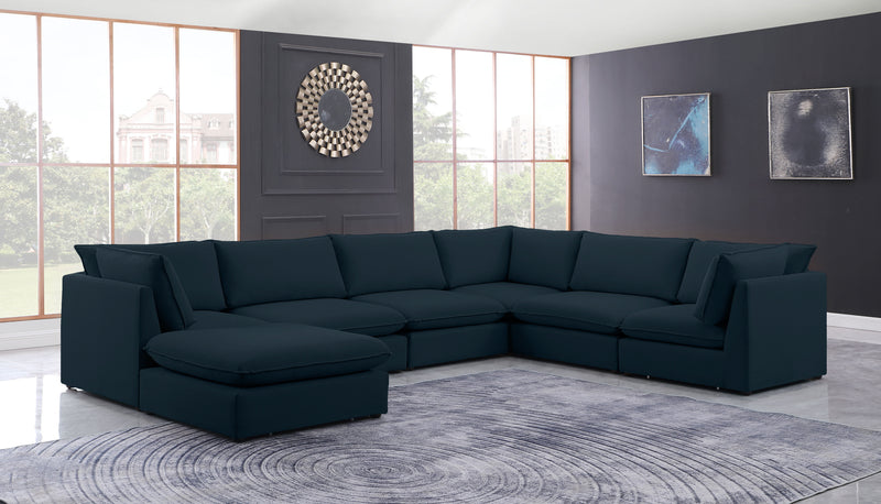 Mackenzie - Modular Sectional 7 Piece - Navy