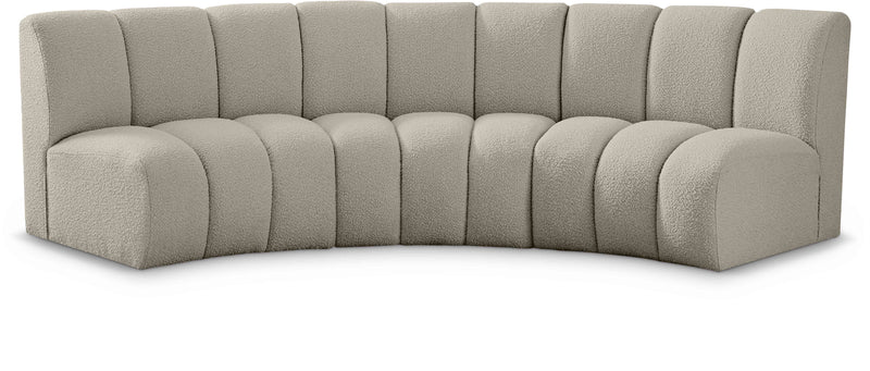 Infinity - 3 Piece Modular Sectional - Light Brown