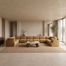 Hammond - Velvet Performance Fabric Upholstered 10 Piece Sectional