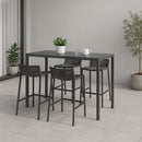 Maldives - Rope Outdoor Patio Bar Stool (Set of 2)