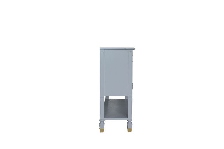 House - Marchese Server - Pearl Gray Finish