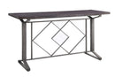 Evangeline - Counter Height Table - Salvaged Brown & Black
