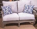 Cove Beach - Loveseat With Cushion - Gray