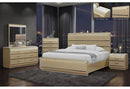 Genesis - Full Bed With LED - Gold