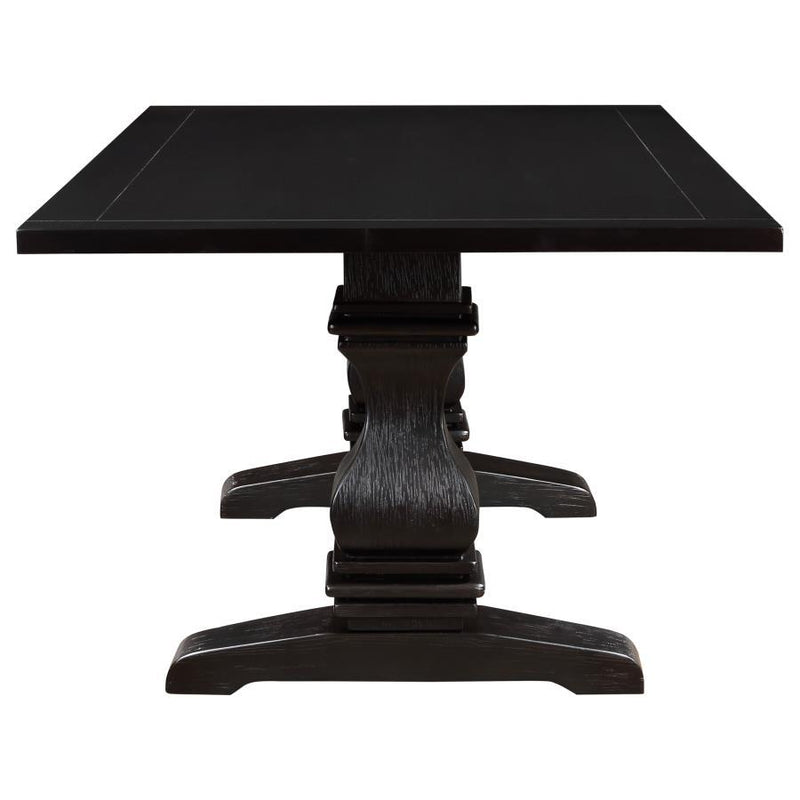 Parkins - Rectangular Dining Table - Rustic Espresso