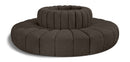 Arc - Boucle Fabric 8 Piece Round Modular Sofa