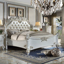 Vendome - Synthetic Leather California King Bed - Antique Pearl